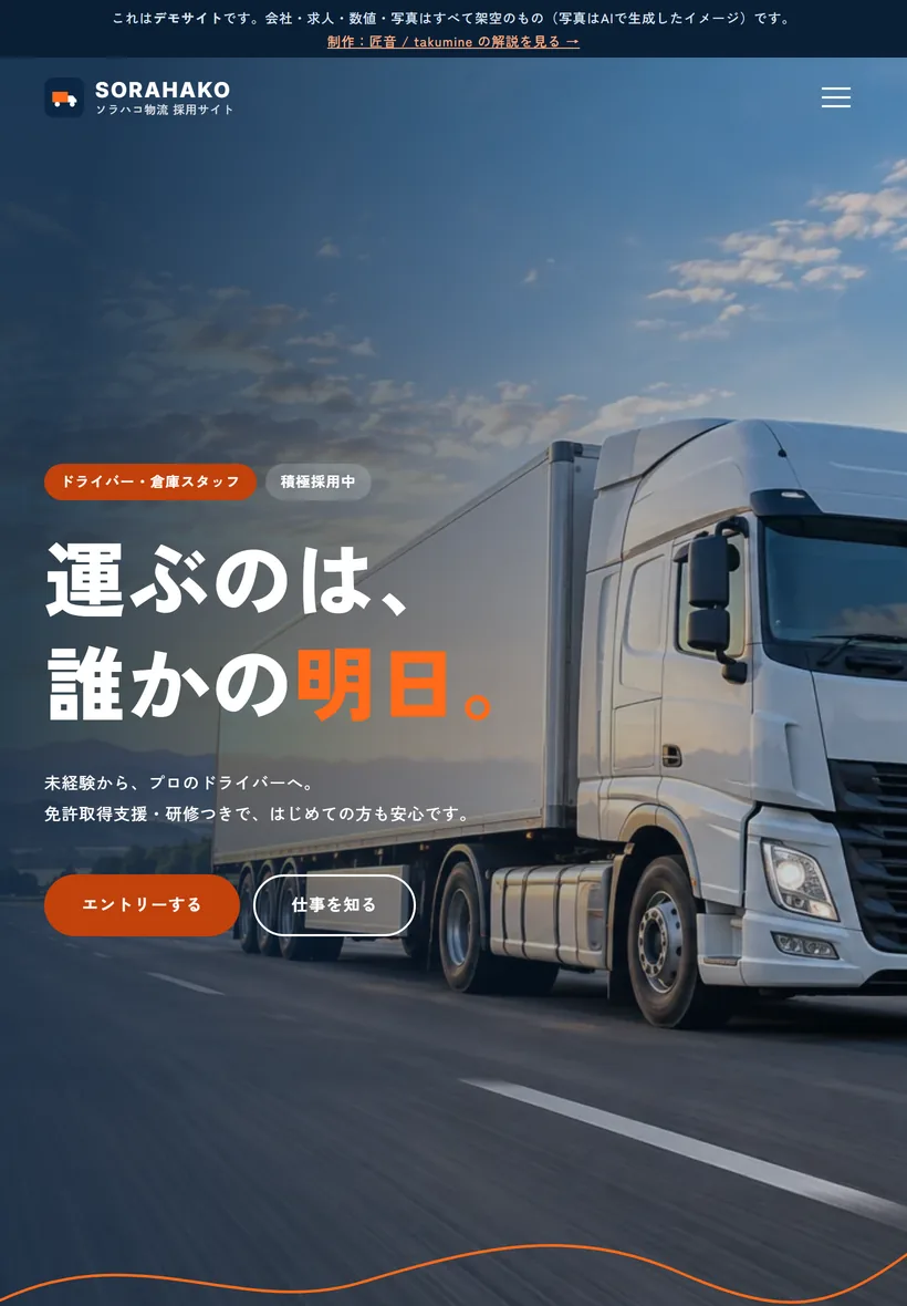 タブレットでの表示